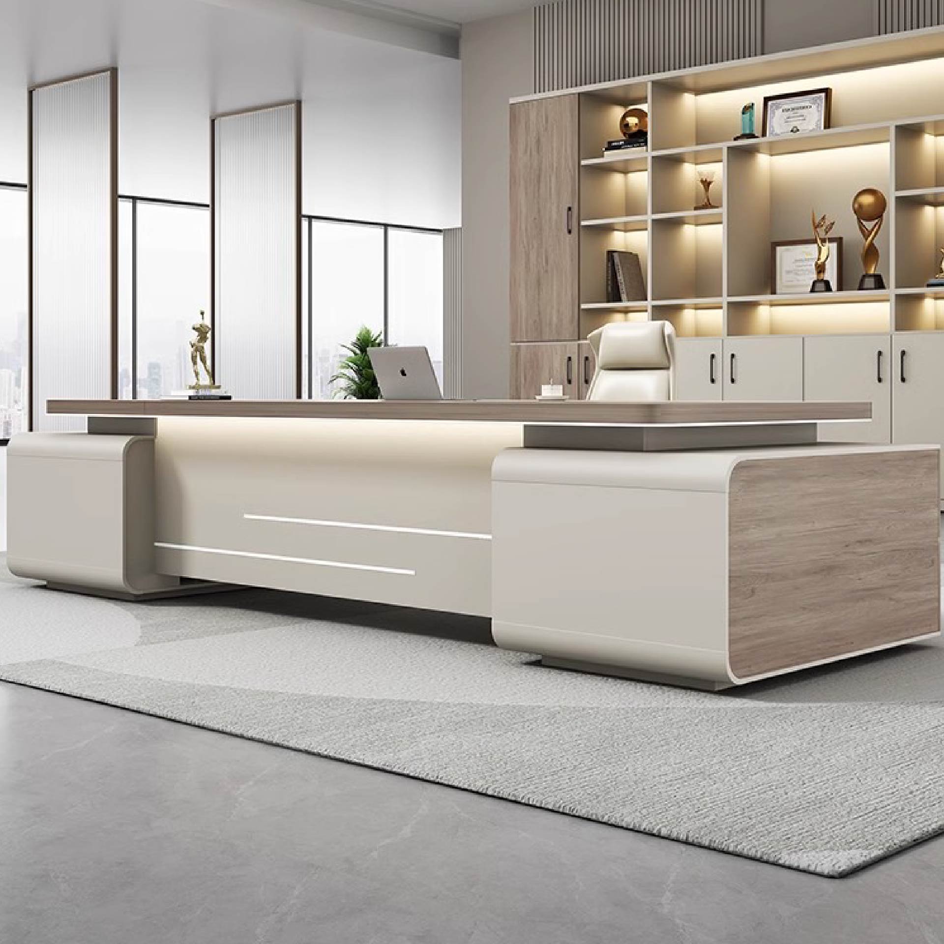 โต๊ะทำงานผู้บริหาร